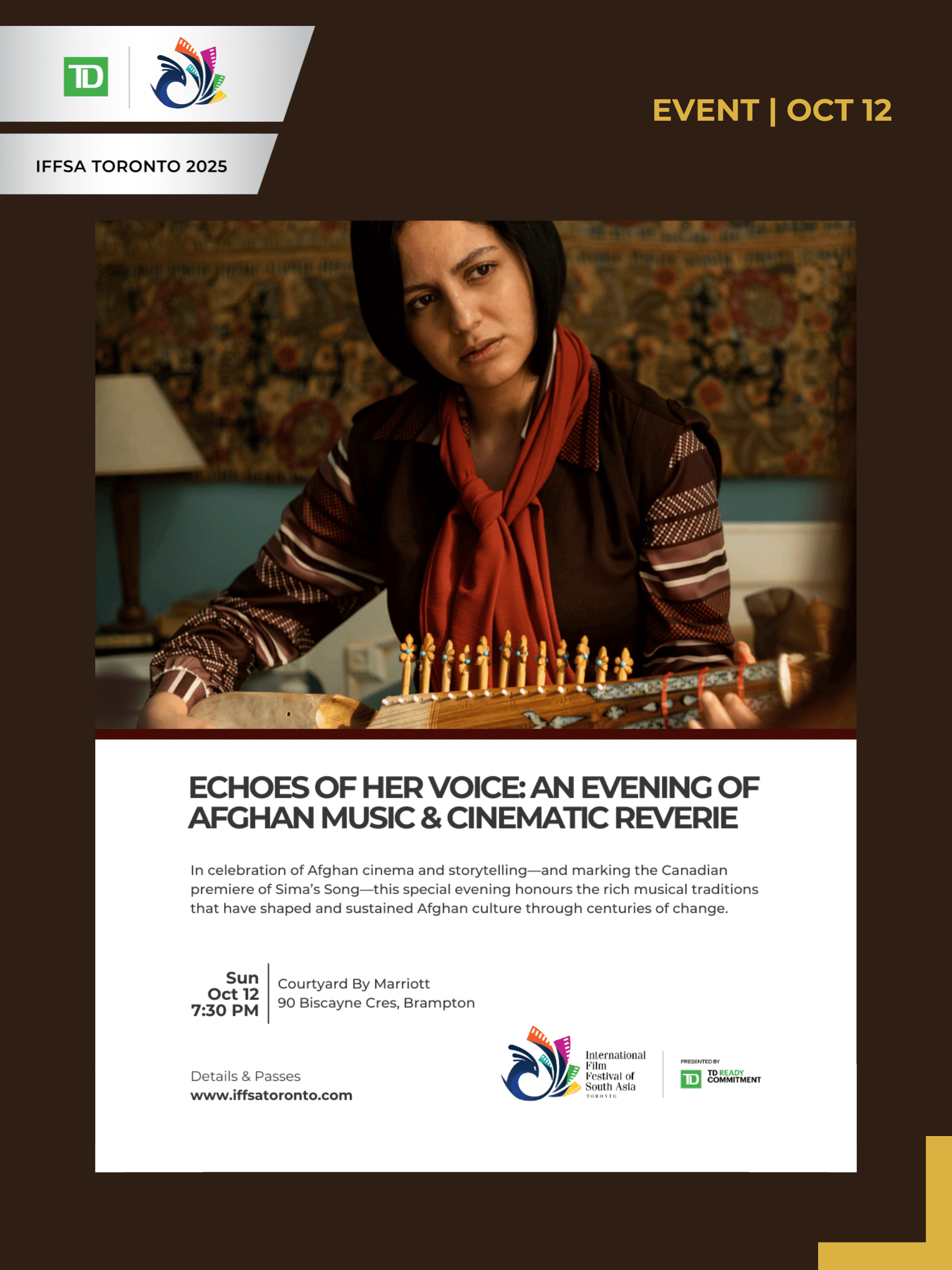 ECHOES OF HER VOICE: AN EVENING OF AFGHAN MUSIC & CINEMATIC REVERIE