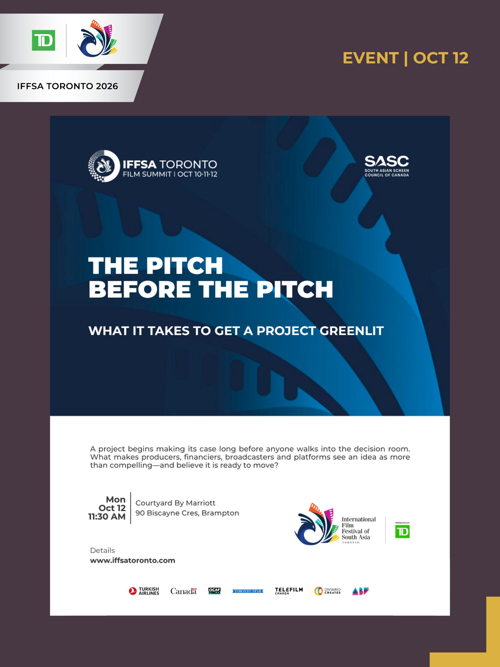 THE PITCH BEFORE THE PITCH