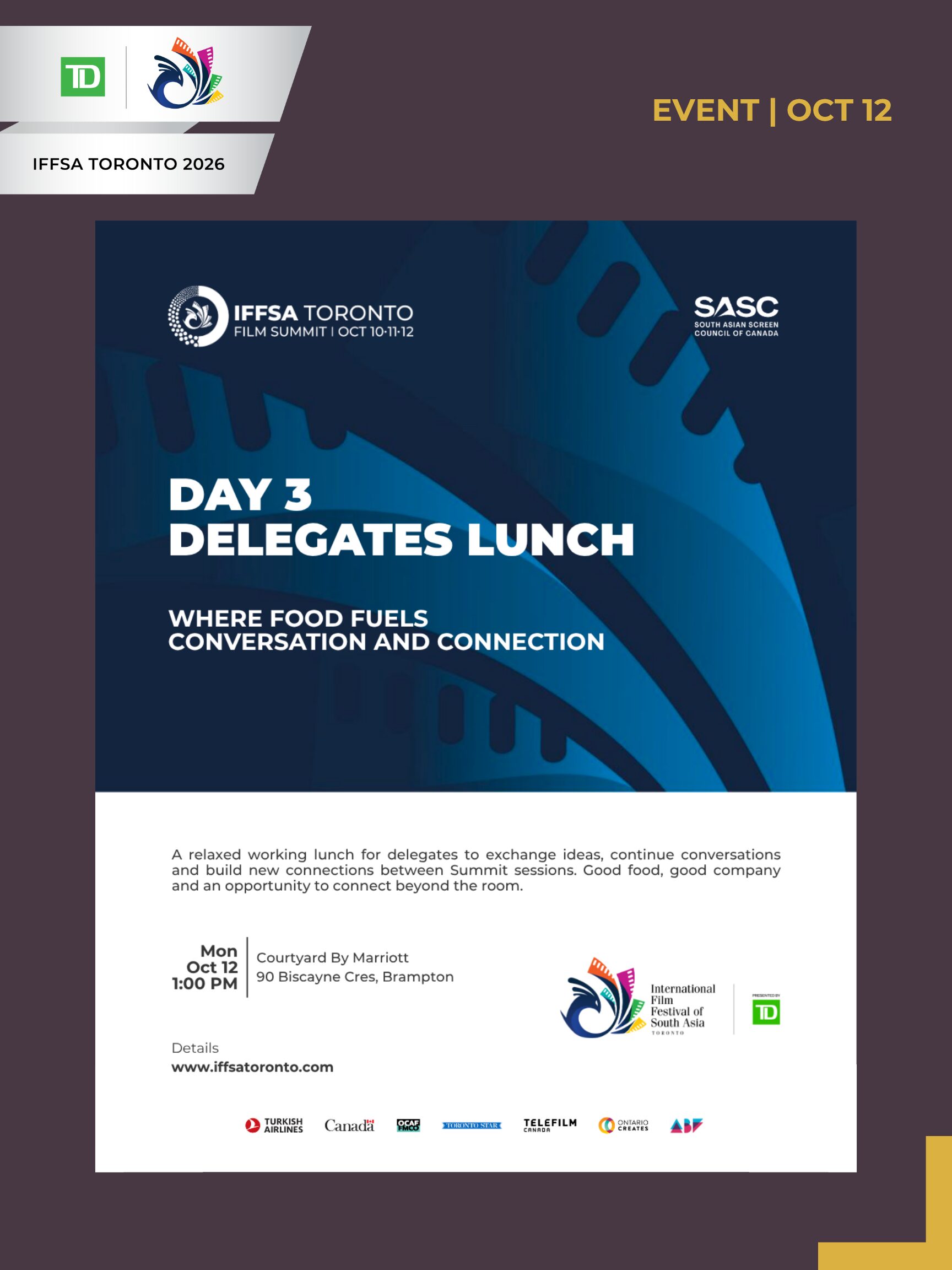 DAY 3 DELEGATES LUNCH