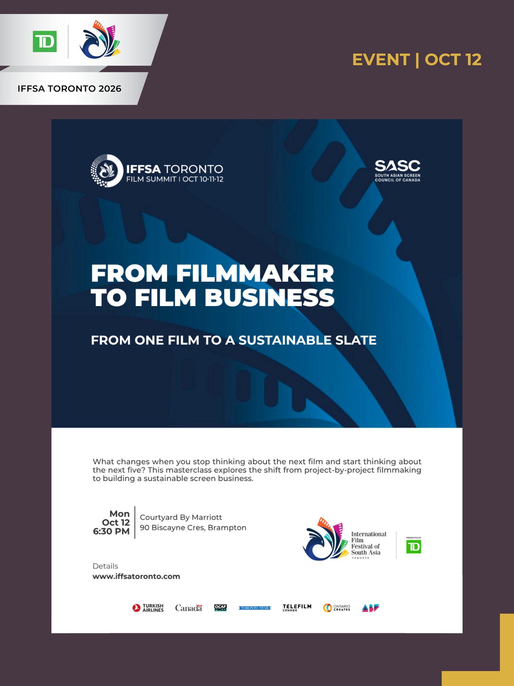 FROM FILMMAKER TO FILM BUSINESS