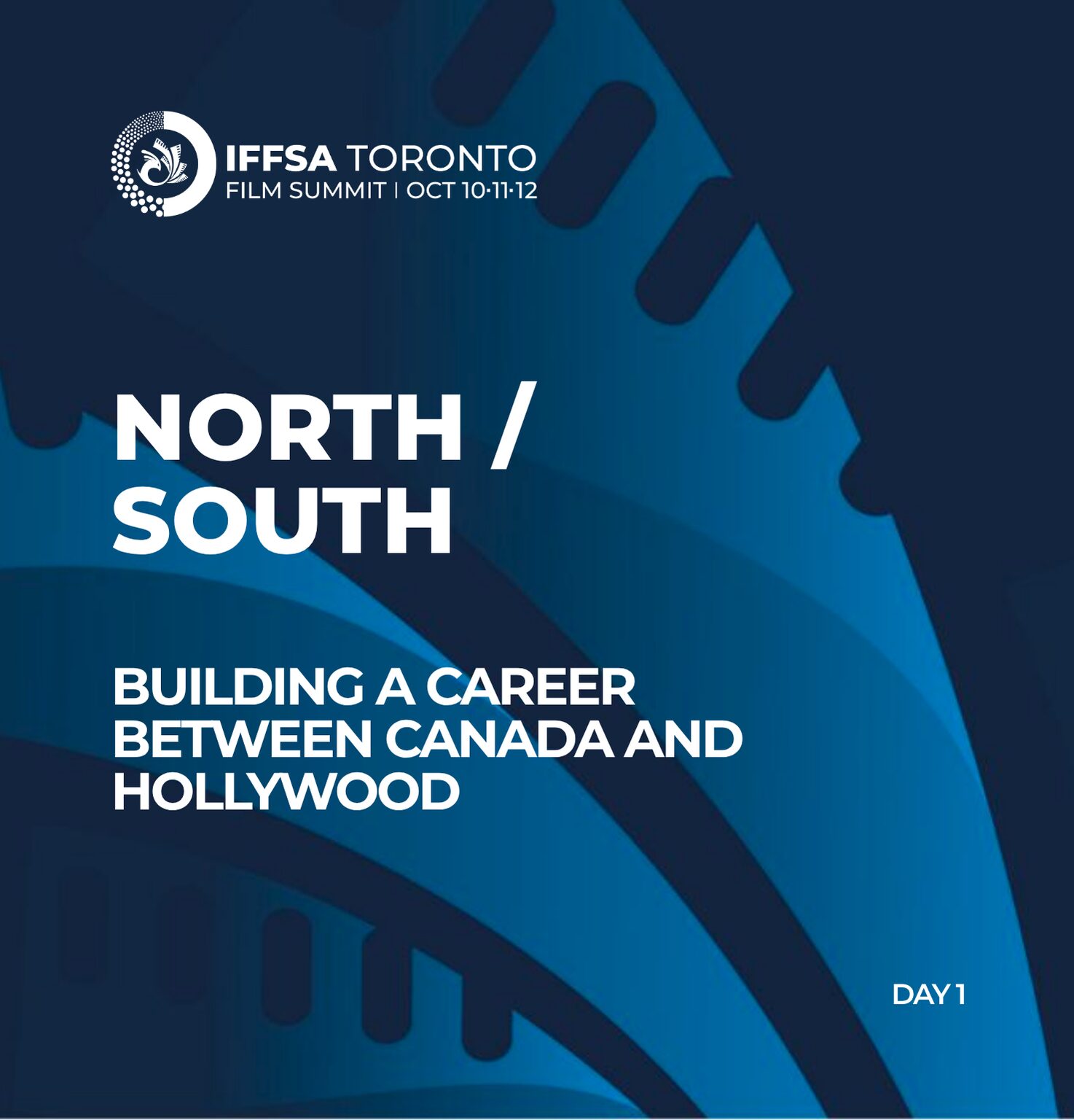Day 1 | Event 5 NORTH / SOUTH :
Building a Career Between Canada and Hollywood
Date: Saturday, Oct 10 | 4:15 PM
Venue: Courtyard By Marriott, 90 Biscayne Cres Brampton
DETAILED DESCRIPTION
NORTH / SOUTH
Building a Career Between Canada and Hollywood
Careers no longer belong to one city. For Canadian filmmakers and performers, Los Angeles can be a destination, a detour, a second home—or simply another room in which the work happens. NORTH / SOUTH brings together actors, writers, directors and producers whose careers move between Canada and Hollywood to explore what it means to build across two industries: finding representation, cultivating relationships, navigating opportunity, knowing when to leave and when to return, and turning the border from a barrier into a bridge.